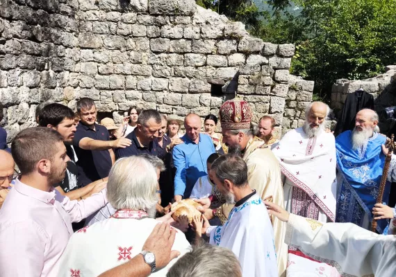 Литургијски прослављена слава цркве Шћепанице на Шћепан Пољу