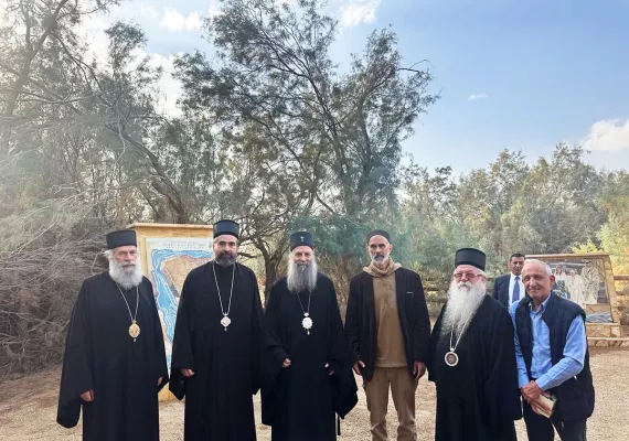 Патријарх Порфирије посетио место Крштења Господа и Спаса нашег Исуса Христа